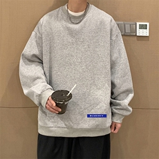 圆领卫衣男大码加厚长袖t恤男2024春S6202-P28，男装卫衣，电商A040
