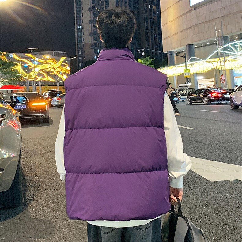 D4140-TP125控价168羽绒马甲90%鸭绒马甲冬季港风男背心外套,男装背心/马甲,电商A102-1