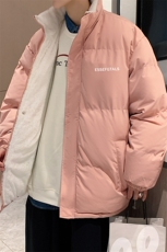 ！2023秋冬简约字母印花男士加绒棉衣情侣棉服外套MY101特P78，男装棉衣，电商B220
