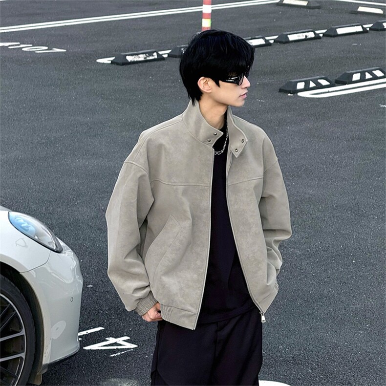 【网图慎用】扎染复古夹克外套男立领夹克痞帅5Q3050-TP60不,男装夹克,电商A102