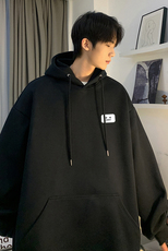 秋季新款INS潮流百搭简约小标宽松连帽卫衣JK23344特批30控49，男装卫衣，星座605(原A050)