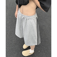男士华棉针织三条杠运动短裤A367DK55P35控58，男装牛仔裤，电商A367