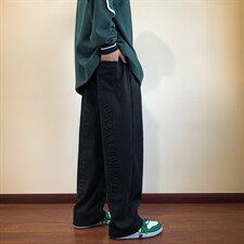 22秋新款麂皮休闲宽松oversize港风束脚休闲裤B266-X828-P60，男装休闲裤，星座B257-1