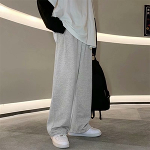 NB06-P30新款束脚运动裤子男潮牌宽松直筒卫裤韩版百搭中性休闲裤图片