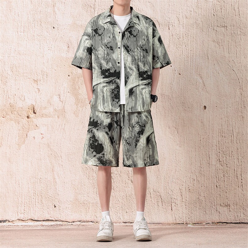 T09-P45控69新款现货夏季美式男士休闲运动套装，男装休闲套装，星座209-1