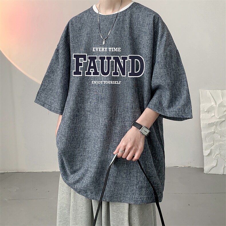 风复古亚麻短袖男棉麻t恤男半袖ZT71295-P35,男装T恤,电商A040