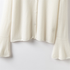 2025年秋季时尚百搭通勤简约休闲喇叭袖，女装羊绒衫，暖习羊绒