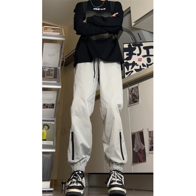 特批34控68CFK241夏款薄男女冰丝拉链冲锋裤防水宽松长袖休闲裤，男装卫衣，电商B370