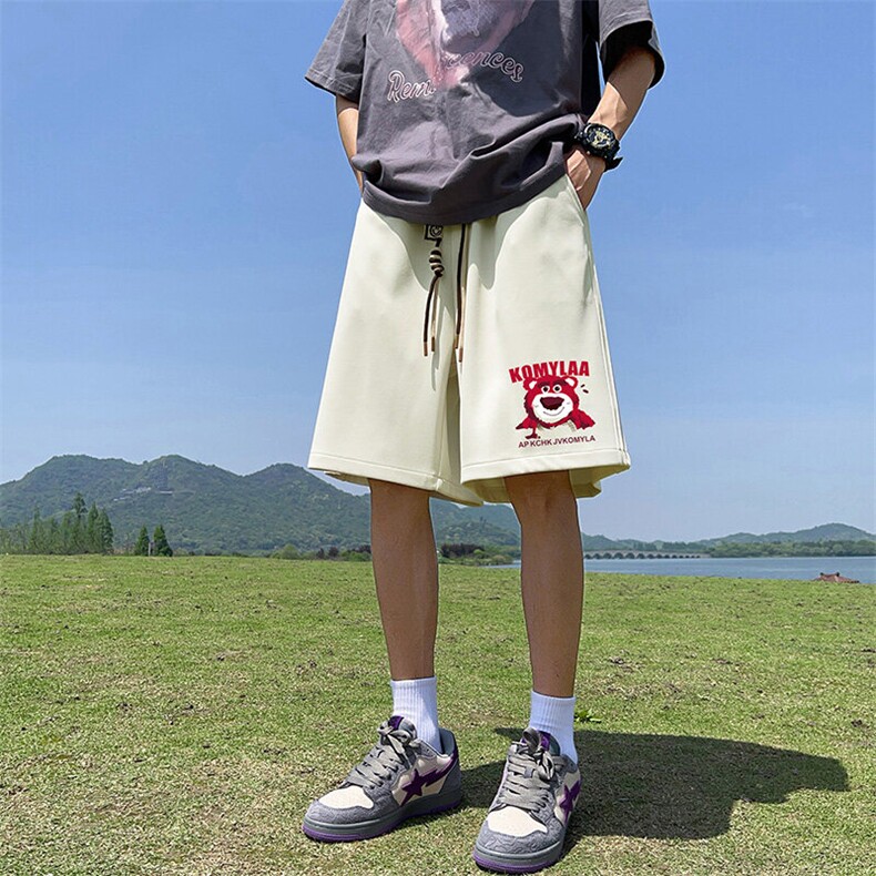 25年直播抖音得物品质三条杠运动中裤五分短裤K362P30控48,男装牛仔裤,电商C408(原B339-1)