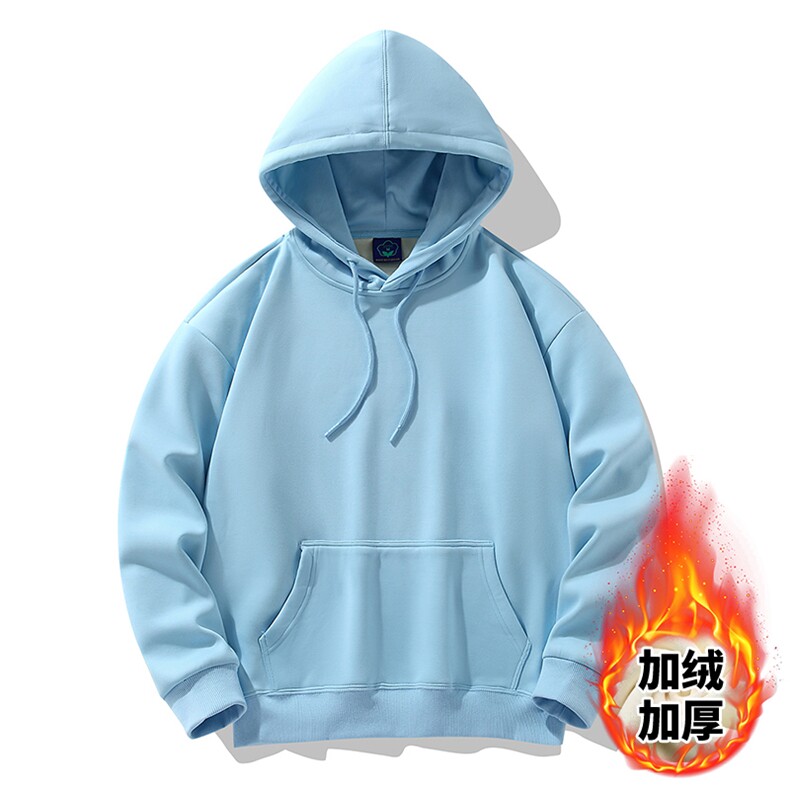 抖音品质连帽卫衣套头衫情侣A146-7100连帽加绒400克特p40量大优，男装卫衣，HDA146