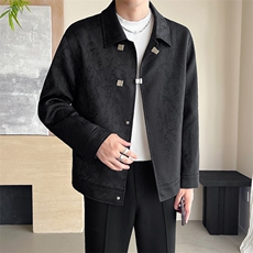轻熟风~2025秋季提花工艺夹克K603/P95，男装夹克，电商B331
