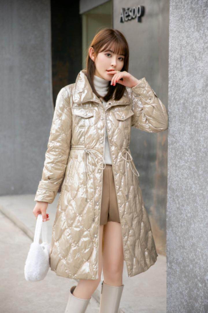 现货高品质标90绒羽绒服，女装羽绒服，艾依佳人