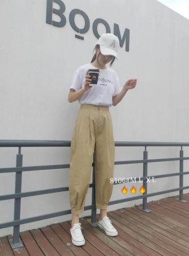 休闲百搭款胯裤MLⅩL，女装，简 影