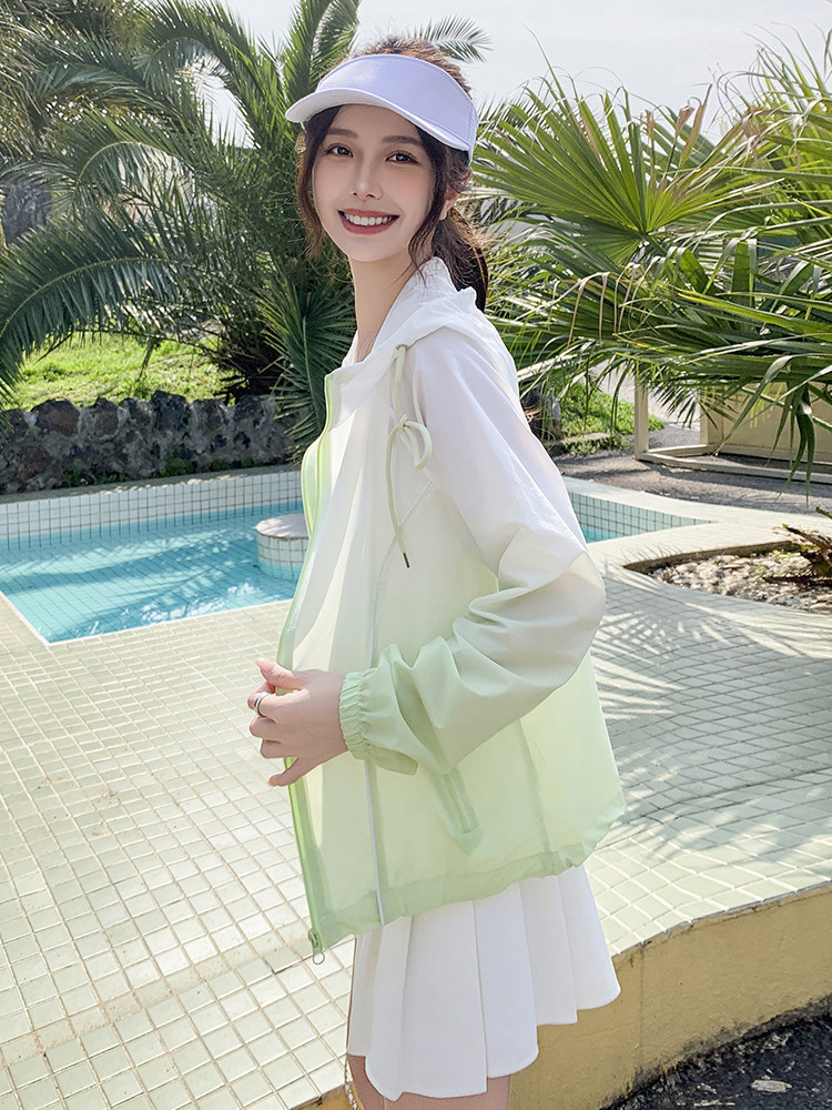 2026夏季新款防晒服短RF2C290-6832#-P85-K138,女装防晒衣,蝶眷