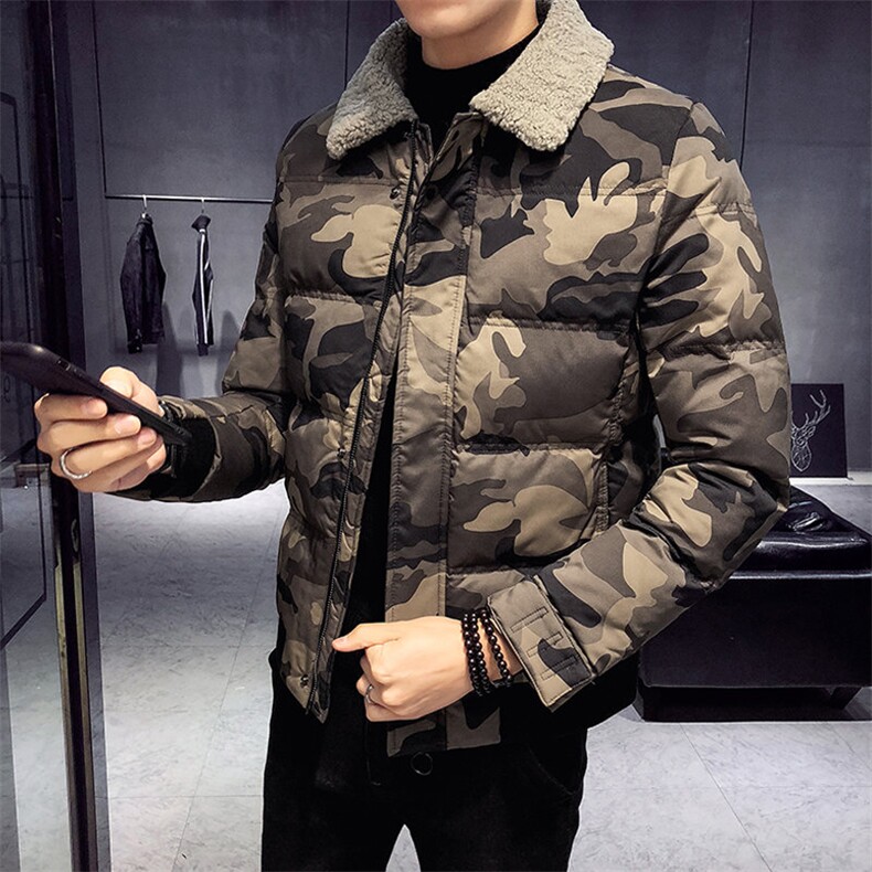 A313-MY101 冬装棉服男加厚棉袄店主风短款棉服男图片