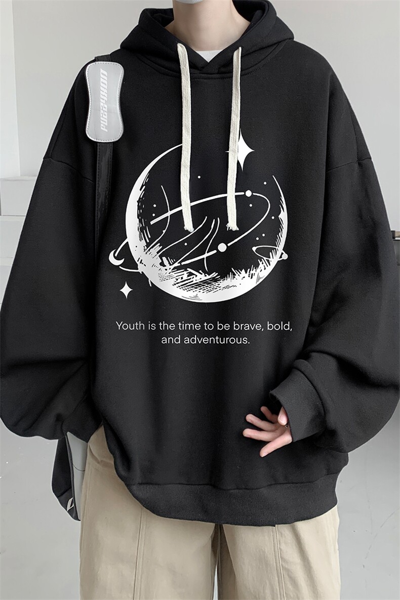 连帽卫衣男大码胖子帽衫大号运动服WY2457-P35,男装卫衣,电商A040