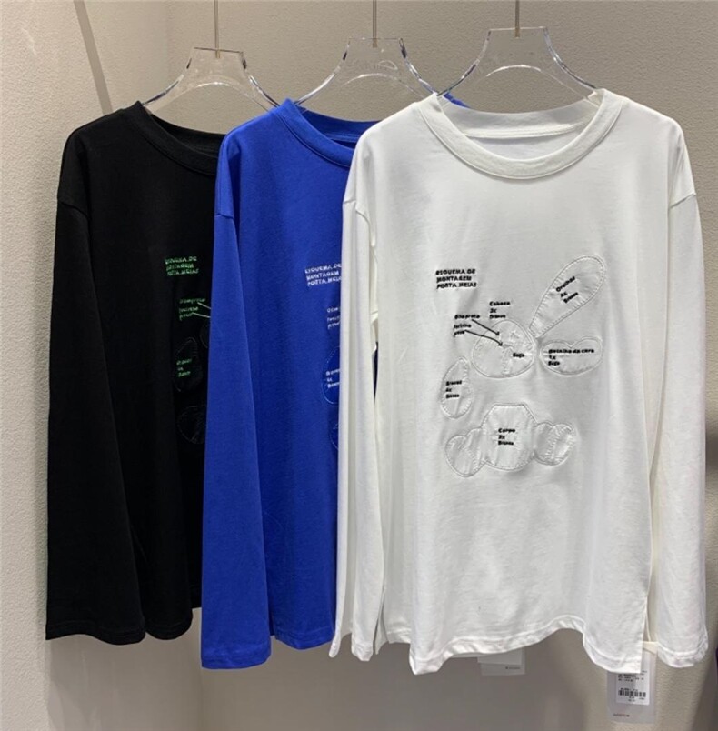 重工贴布刺绣T恤，女装T恤，Alissa Lin