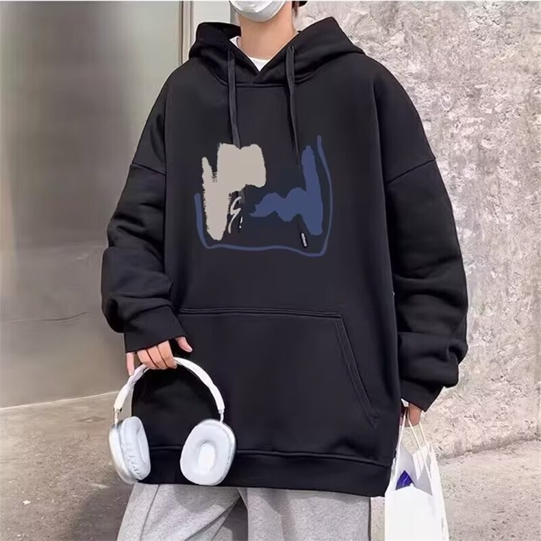 2025新款连帽卫衣男士春秋季重磅潮牌cityboy薄外套男生帽衫上衣图片