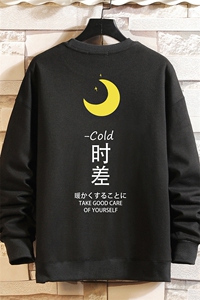 S6047-P28 加绒款-P33 秋季圆领卫衣男大码韩版宽松长袖外套 砖墙图片