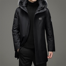 LD658钱塘2020-2秋冬中青年男士时尚休闲中长款连帽羽绒服P310，男装羽绒服，钱塘207-2