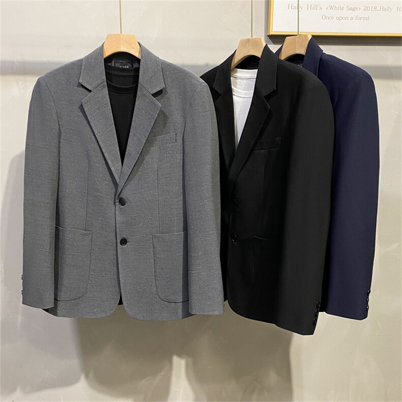 春秋学院风休闲西服男韩版痞帅气小西装上衣港风潮牌单西外套潮,男装西服,星座505-2（原电商A260-1)