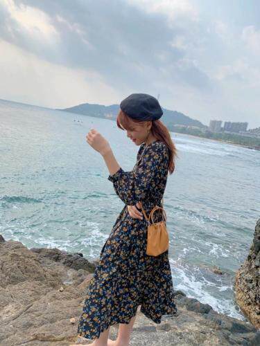 【现货】花色连衣裙，女装连衣裙，郭郭家