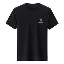 短袖t恤男2023新款夏季圆领潮流男装时尚休闲宽松半袖上衣，男装T恤，电商B212（原钱塘6029）
