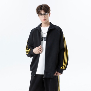 秋季高级感美式休闲运动套装男W4694上衣52-K8667裤子41【特价】图片
