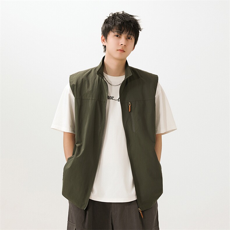 大货已出2026新款男士户外机能工装钓鱼马甲背心坎肩2412-P55,男装背心/马甲,电商A161