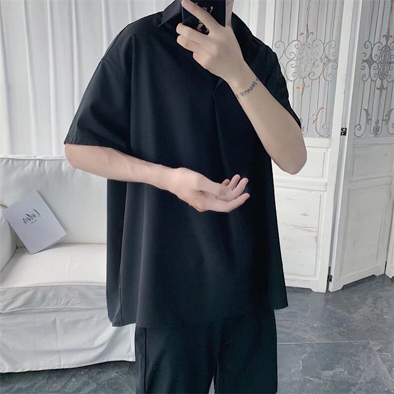 夏季短袖衬衫潮流帅气休闲衬衫C138P25,男装衬衫,星座1116-2