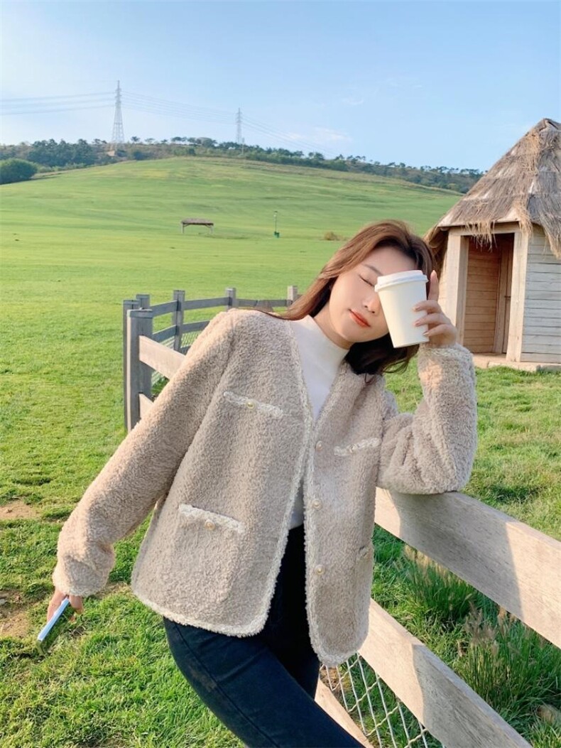 皮毛一体外套，其它，唯品