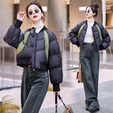 今年流行黑色棉服女2023新款冬季高级感超好看小个子短款棉衣外套，女装棉衣/棉服，曼娅璐