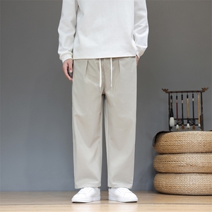 风冬季新款休闲裤男款宽松大码长裤厚款XZ221-6-K30-P55，男装休闲裤，星座221-6