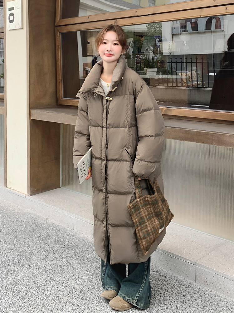 现-货【新款首-发】90%白鸭绒韩版宽松加厚外套1857款-P320-K430,女装羽绒服,浙宝285（原212）