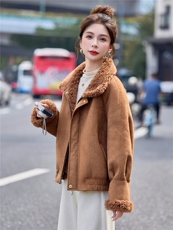 2025冬季新款~~，女装棉衣/棉服，意芙