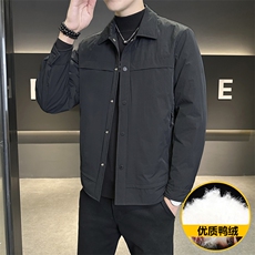 M018-P135标50%男士冬季羽绒服时尚立领轻薄款鸭绒夹克潮流，男装夹克，星座507A（原星座306B-2）