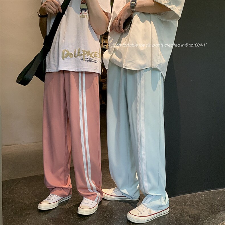 夏季拖地冰丝西裤织带直筒超薄垂感拖地裤XZ1004-1KZ1669P38图片