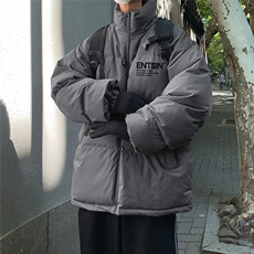 咖啡色主推冬新款保暖立领宽松棉服外套男MY62039特批65控99，男装棉衣，电商A268A