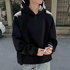 秋季新款连帽卫衣女开叉宽松薄款棉学生带帽衫秋季长袖套头休闲，男装卫衣，星座506A