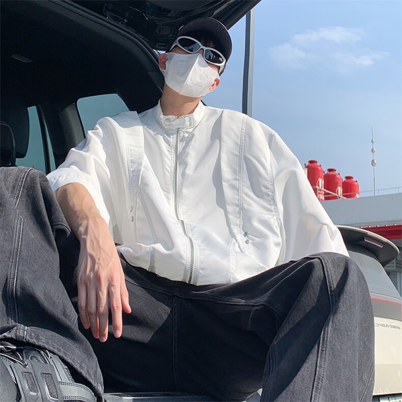 特P50无差价新款夏季时尚潮流百搭衬衫-UC2238港风,男装衬衫,电商A003