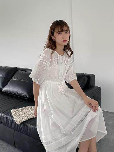 【现货】麻料连衣裙，女装连衣裙，TU