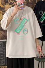 Q11171-P30春夏季七分袖t恤男大码五分袖男短袖中袖，男装T恤，电商A040