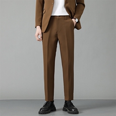 西裤男春夏新款韩版简约舒适纯色长裤CY89-P45，男装西裤，星座214-5