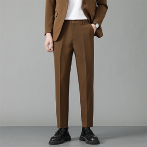 西裤男春夏新款韩版简约舒适纯色长裤CY89-P45，男装西裤，星座214-5