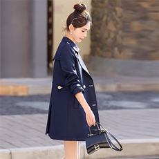 中长款风衣外套女2025春季新款小个子英伦风韩版高级感外套，女装风衣，姿衣坊