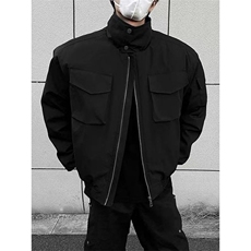 飞行员夹克棉服男冬季教练高级感痞帅立领短款工装外套JKRS316，男装夹克，星座516A