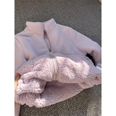 高品情侣保暖羊羔绒双层复合摇粒绒立领夹克外套男女A1262-P56，男装夹克，星座1505