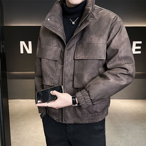 标50 数据款 皮羽绒服男2025冬季新款厚款外套B240-YR25189-225图片