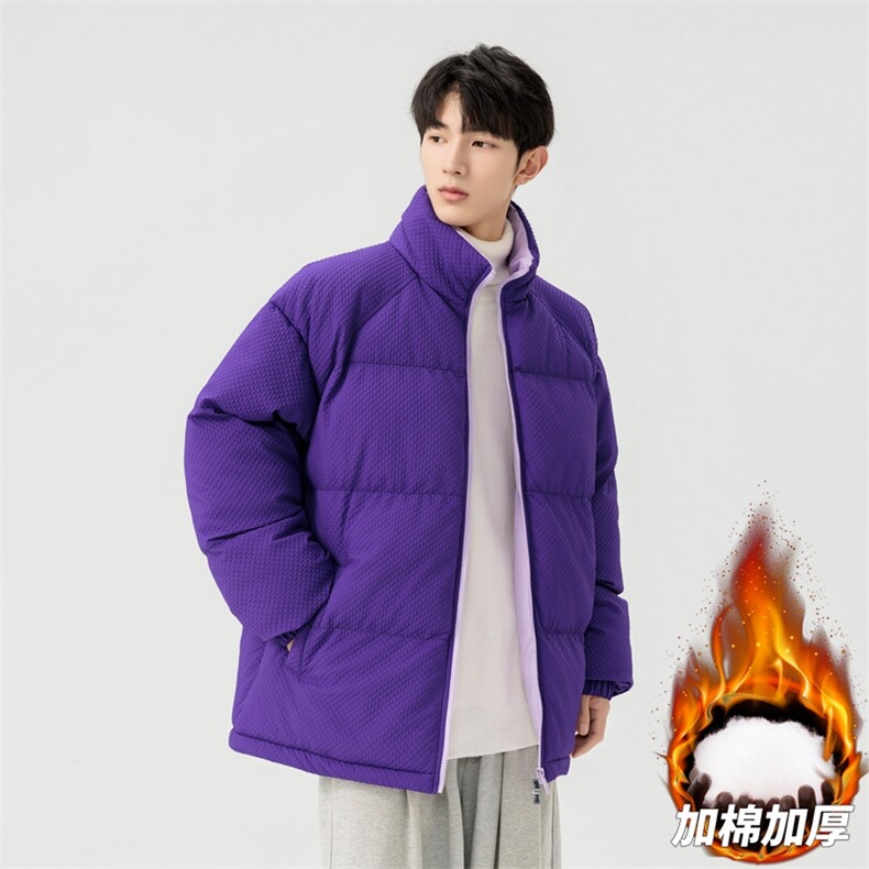 情侣面包服潮牌棉服男女加厚冬季外套轻薄防寒服棉袄M0812-P75图片