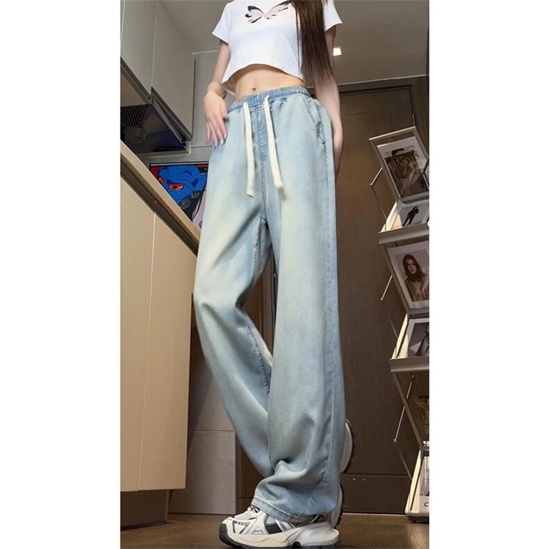 XZ616夏季新款冰丝牛仔裤薄款凉感长裤TY2485P65控78，男装牛仔裤，星座512A（原616）